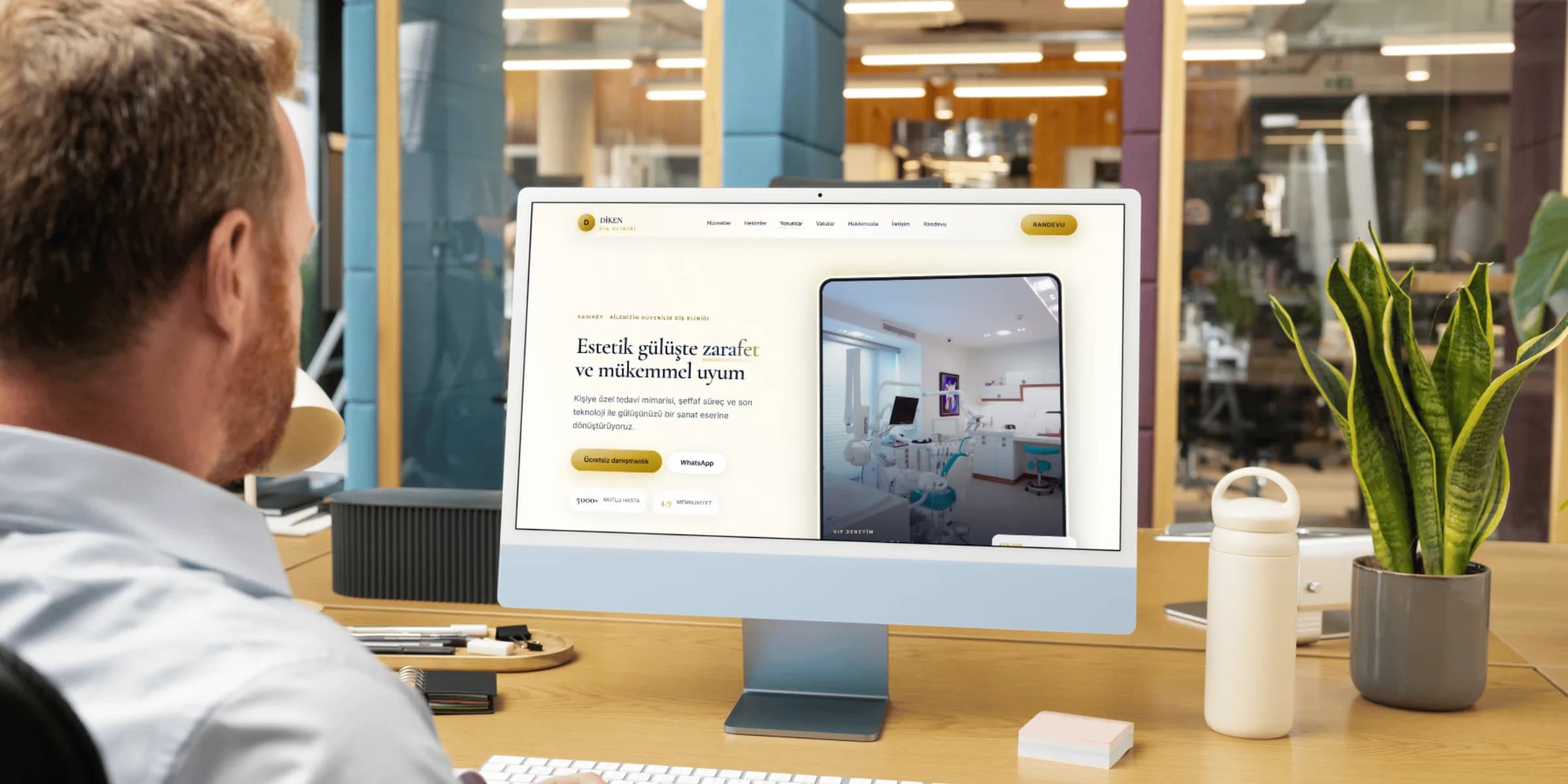 Diken Diş Kliniği Website demo görseli